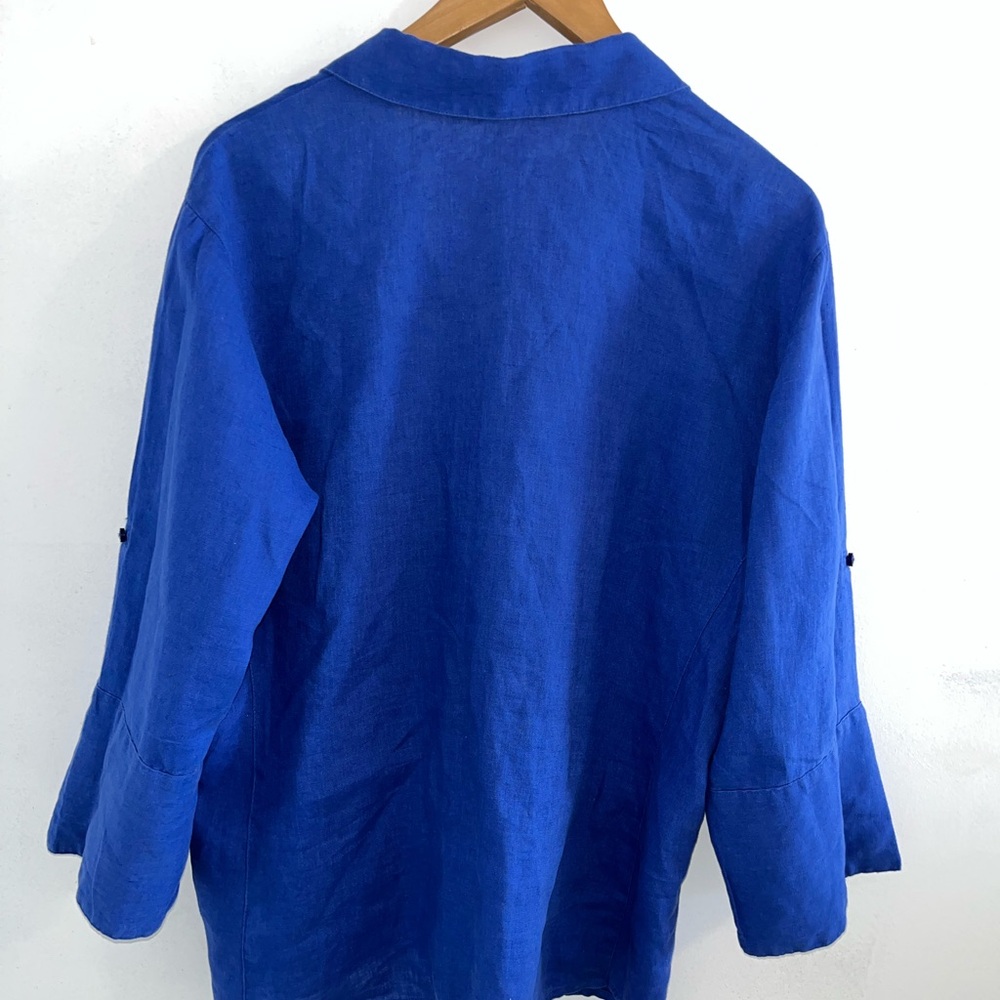 Blue Button-Up Shirt - Picture 4 of 12